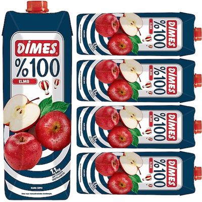 Dimes Apple Nectar fruit juice 1000 Mililiter x 5 Pieces
