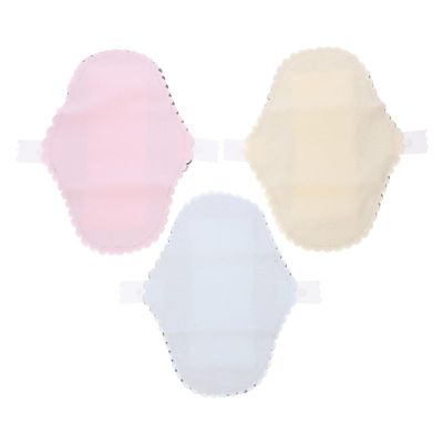 Didiseaon Menstrual Pad Women Graphene Fiber Pads Reusable Sanitary Napkin Washable Portable 3pcs Set
