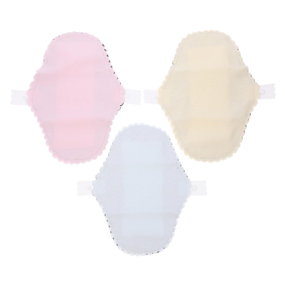 Didiseaon Menstrual Pad Women Graphene Fiber Pads Reusable Sanitary Napkin Washable Portable 3pcs Set