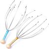 2Pcs Head Massager Scalp Massagers Scratcher for Deep Relaxation Hair Stimulation and Stress Relief Octopus Bowl Head Tickler Handheld Head Massage Tingler view 1