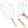 2Pcs Head Massager Scalp Massagers Scratcher for Deep Relaxation Hair Stimulation and Stress Relief Octopus Bowl Head Tickler Handheld Head Massage Tingler view 3