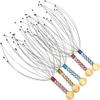 2Pcs Head Massager Scalp Massagers Scratcher for Deep Relaxation Hair Stimulation and Stress Relief Octopus Bowl Head Tickler Handheld Head Massage Tingler view 4