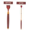 Beavorty 2pcs Extendable Handheld Back Scratcher Itch Relief Bead Massager for Hand and Body Relaxation Portable and Telescopic Design for Older People view 3