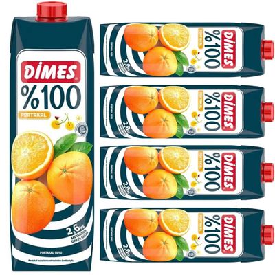 Dimes Orange Juice fruit juice 1000 Mililiter x 5 Pieces