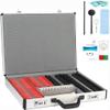 CHIPEL Optical Trial Lens Set Trial Lens Plastic Optometry Lens Optometry Box Trial Lens Equipment Eye Protection Accessories Ophthalmic Trial Case Lenses with Aluminum Password Box view 1