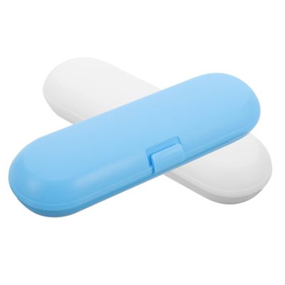 FRCOLOR 2pcs Travel Toothbrush Storage Case Reusable Toothbrush Container Electric Case for Traveling Use as Travel Holder