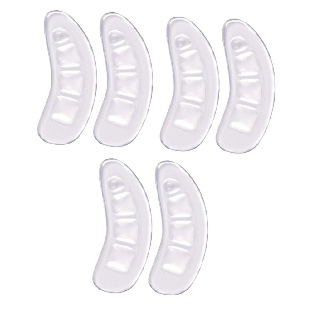 FRCOLOR 3pairs Wear Foot Patch Self-Adhesive Heel Pad for High-Heel Gel Pads Shoes Heel for Women