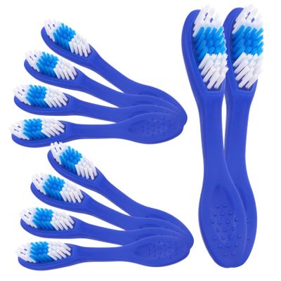 FOMIYES 10pcs Mini Toothbrush Small Soft Handle Self- Portable Toothbrush for Prison Use Cleaning Tools