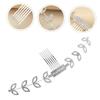 minkissy 2pcs Mask Strap Extender Adjustable Buckle Rhinestone Comb Headwear for Hair Accessories Ear Mask Comfortable Fit view 3