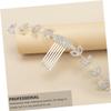 minkissy 2pcs Mask Strap Extender Adjustable Buckle Rhinestone Comb Headwear for Hair Accessories Ear Mask Comfortable Fit view 4