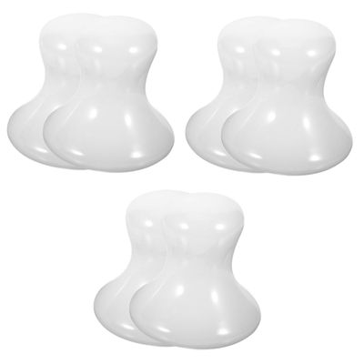 FRCOLOR 6pcs Massaging Jade Facial Massager Natural Massaging Tool for Body Scrapping and Relaxation Sessions