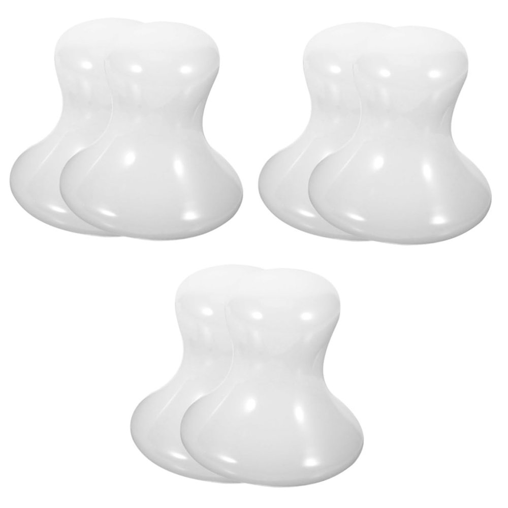 FRCOLOR 6pcs Massaging Jade Facial Massager Natural Massaging Tool for Body Scrapping and Relaxation Sessions