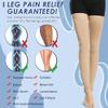 beister 15-20 mmHg Compression Stockings for Women & Men, Thigh High Medical Footless Graduated Compression Sleeves with Dot Silicone Band, Support Pressure Socks for Varicose Veins, Edema, DVT view 2