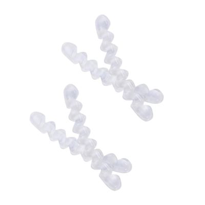 Beavorty 2pairs Slip Stickers for High Heels Cushion Inserts Ripple Shape Self-Adhesive Foot Protectors for Women Shoe Sole