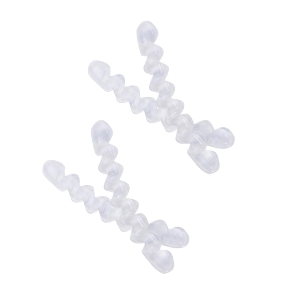 Beavorty 2pairs Slip Stickers for High Heels Cushion Inserts Ripple Shape Self-Adhesive Foot Protectors for Women Shoe Sole