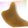 minkissy Ox Horn Guasha Board 4mm Dolphin Shape Face and Neck Scraping Massage Tool for Adults, Traditional Facial Massager and Beauty Scraping Equipment for Relaxation and Wellness view 3