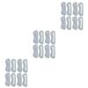 FRCOLOR 12pairs High Heels Heel Pads Cow Leather Pads Self-Adhesive for Shoe Comfort Wear-Resistant Abrasion Grey view 1