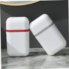 Warmhm 2pcs Travel Soap Box with Lid, Double-layer Sealed Soap Holder, Portable Drainage Container for Bathroom and Camping Use, Red Gray Set view 3