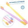 FRCOLOR 10pcs Soft Bristle Toothbrush Household Manual Toothbrush for Adults Lightweight Ergonomic Design Travel view 4