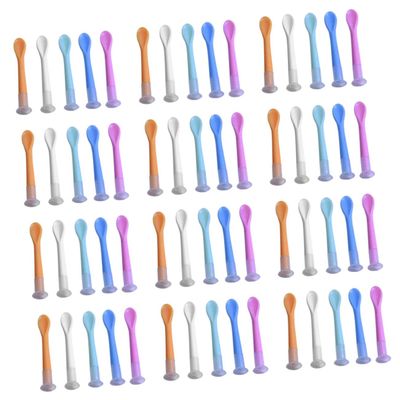 Beavorty 200pcs Portable Contacts Lens Applicators Lens Sticks Reusable Contacts Remover Tool Stick for Travel Use Replaceable Random Color