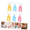 FRCOLOR 6pcs Kids u Shaped Toothbrush Set, Soft Silicone Bristles 360 Handheld Toothbrush for Children, Gentle Cleaning Tool for Daily Oral Care view 2