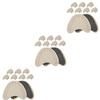 FRCOLOR 24pairs High-Heel Sole Pads for Women Forefoot Support Pads Sole Protectors for Shoes Cushioned Foot Inserts for High-Heel Shoes and Daily Comfort view 1