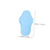 Beavorty Sanitary Towel 1 Set 6pcs Polar Fleece Sanitary Napkin Reusable PUL Cloth Menstrual Pad Women Heavy Period Panty Liners Cooling Postpartum Feminine Blue view 2