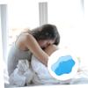 Beavorty Sanitary Towel 1 Set 6pcs Polar Fleece Sanitary Napkin Reusable PUL Cloth Menstrual Pad Women Heavy Period Panty Liners Cooling Postpartum Feminine Blue view 4