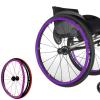 Non-Slip Wheelchair Hand Push Cover - 24inch Silicone Wheelchair Push Rim Grips for Rear Wheel - Essential Accessories view 1