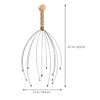 Beavorty 6pcs Octopus Head Massager Claw Handheld Scalp Massagers Massage Tool for Hair Growth Random Random Color view 2