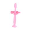 Beavorty 4pcs Manual Boys and Girls Toothbrush Soft Bristles Silicone Training Brush for Years Oral Care Brush Protective Baffle view 3