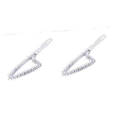 minkissy 2pcs Multipurpose Window Groove Cleaning Brush Shaped Kitchen Brush Gap for Home Practical for Cleaning Keyboard Corners and Crannies in Home Office