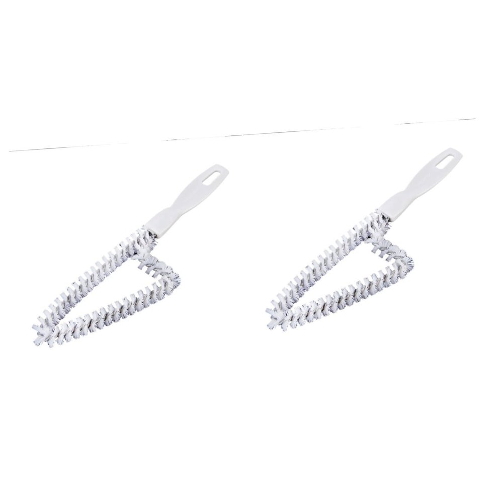 minkissy 2pcs Multipurpose Window Groove Cleaning Brush Shaped Kitchen Brush Gap for Home Practical for Cleaning Keyboard Corners and Crannies in Home Office
