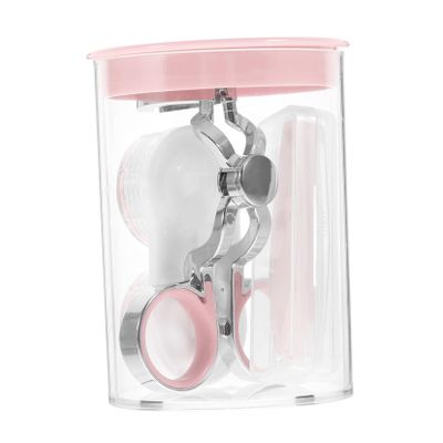 Beavorty Contact Lens Applicator and Lens Tweezers Set Pink Reusable Wearing Rod for Soft Contacts Travel-Friendly Tool for Precise Removal and Application