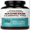8 in 1 Magnesium Complex  Bisglycinate, Malate, Taurate, Gluconate, Lactate, Carbonate, Aspartate, and Oxide  1400mg Formula Providing 395mg of Elemental Magnesium  120 Capsules - Made in The UK view 1