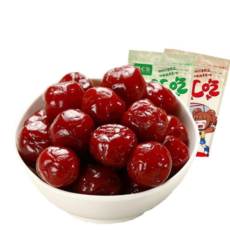 Cherry plum, crisp candied sweet and sour snacks, fruit snack snacks, instant snacks, Chinese snack gifts (250g,1bag)