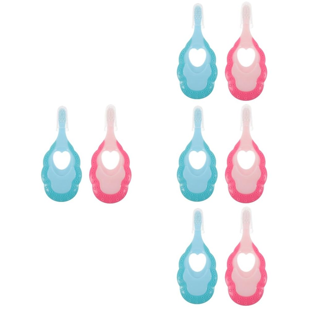 FOMIYES 8pcs Boys and Girls Toothbrush Portable Soft Brush Travel Teeth Boy Girl Manual Daily Use Accessory