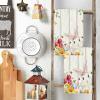 Easter Kitchen Dish Towel Striped Rabbit Print Household Kitchen Towel KnQ934 (Z, One Size) view 3