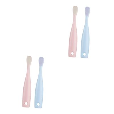 FOMIYES 4pcs Toothbrush Soft-bristled for Boy Girl Boy Girl Teeth Brushing at Home Travel