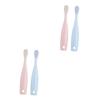 FOMIYES 4pcs Toothbrush Soft-bristled for Boy Girl Boy Girl Teeth Brushing at Home Travel view 1