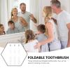 FOMIYES 3pcs Portable Travel Toothbrush Storage Holder Toothpaste Box Lightweight Folding Case for Travel Essentials for Airplane Hotel Use view 3