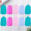 FOMIYES 30pcs Travel Toothbrush Holder Silicone Cap Protective Cover for Clean Storage Portable for Camping Random Color view 3