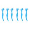 minkissy 6pcs Denture Toothbrush Double-Sided Dental Brush Denture Cleaning Brush Te Pe False Teeth Care view 1