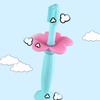FOMIYES 4pcs Silicone Toothbrush Training Toothbrushes Protective Baffle for Boy Girl Boys and Girls Oral Care Bristles view 4