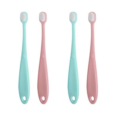 FOMIYES 4pcs Boys and Girls Toothbrush Material Boy Girl Toothbrush Hanging Easy to Clean Years