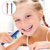 FOMIYES 2pcs Dual Head Denture Toothbrush with Ergonomic Grip for Deep Mouth Cleaning and Semi-Denture Care view 4