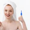 FOMIYES 10pcs Blue Half-Finger Soft Bristle Toothbrushes for Prison Use, Portable Mini Finger Toothbrushes Safety Plastic Sleeve, Small Teeth Cleaning Brushes for Hospital and Detox Settings view 4