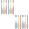 FOMIYES 12pcs Slip Portable Boy Girl Toothbrush Ergonomic Handle for Comfortable to Hold Safe view 1