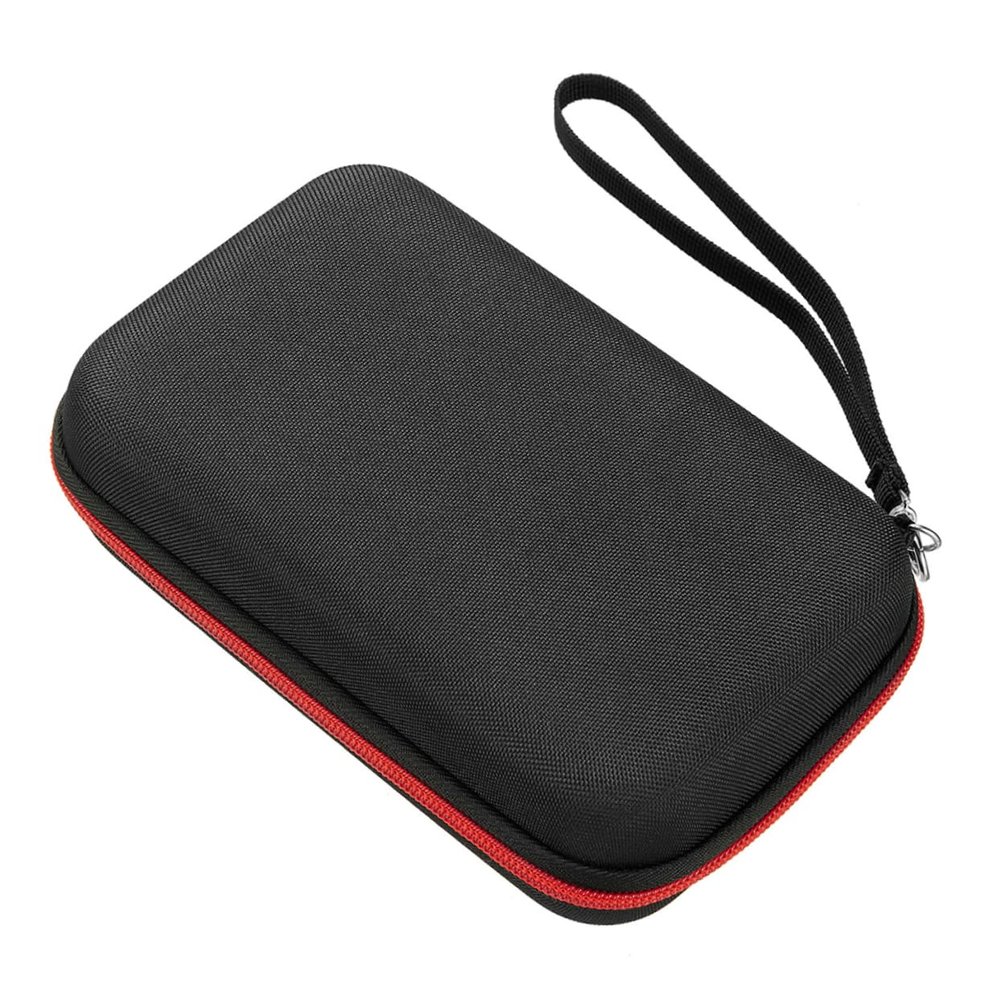 minkissy Eva Storage Bag for Non- Thermometer Shockproof Carrying Case with Red Zipper and Lanyard Portable Organizer for Home and Travel