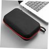 minkissy Eva Storage Bag for Non- Thermometer Shockproof Carrying Case with Red Zipper and Lanyard Portable Organizer for Home and Travel view 3